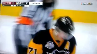 Evgini Malkin Shootout GOAL Washington Capitals vs. Pittsburgh Penguins 10-13-16