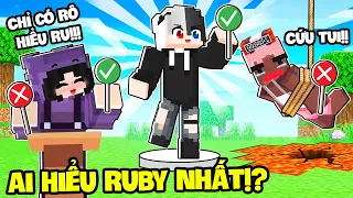 Siro Và Mike Đen " AI SẼ LÀ NGƯỜI HIỂU RUBY NHẤT ? " Cực Tấu hài Trong Minecraft