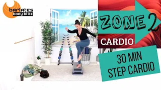 35 min Step Cardio Fat Burning Workout - Barlates Body Blitz ZONE 2 CARDIO Up and Down