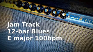 Jam Track 12-bar Blues in E - 100bpm