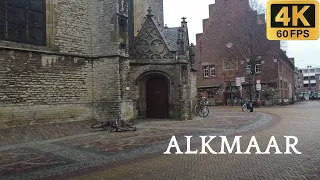 Historical Walk through Alkmaar - No Commentary. January 2024