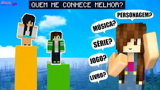 SE ERRAR QUEBRA O BLOCO E CAI NO MAR (Minecraft em Família)