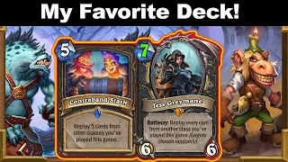 Blizzard Buffed My Favorite Deck Of All Time! Tess Rogue! Voyage to the Sunken City | Hearthstone