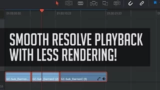 Better Resolve Playback With Render Cache  - DaVinci Resolve Editing Tutorial-