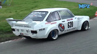 Hillclimb FORD ESCORT MK2 BDA - good Sound at Oberhallau Bergrennen