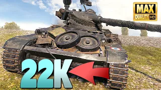 AMX 13 105: PRO SCOUT, 22k damage & assist - World of Tanks