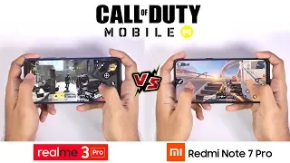 Realme 3 Pro vs Redmi Note 7 Pro - Call of Duty Gaming Test, Performance, Battery & Heating ⚔️🔥