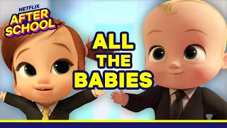 EVERY Baby in The Boss Baby: Back in the Crib  💼👶 | Netflix After School