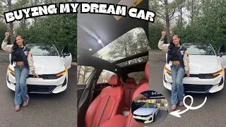 I BOUGHT MY DREAM CAR AT 21!! ￼2024 KIA K5 GT LINE | buying process + car tour