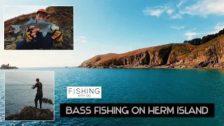 LURE FISHING FOR BASS ON HERM ISLAND | HOW TO FISH NEW GROUND