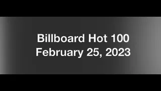 Billboard Hot 100- February 25, 2023