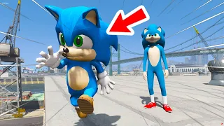 😬 ESSE É O INCRIVEL FILHO DO SONIC NO GTA 5 !!!