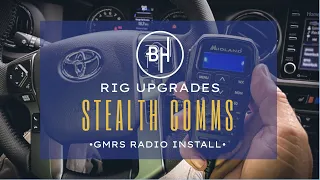 Stealthy 3rd Gen Tacoma Comms Install │Midland MXT275 GMRS