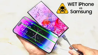 What Happens If You Charge Wet iPhone 14 Pro Max vs Samsung S23 Ultra