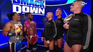 Imperium confronta a The New Day en Backstage - WWE Smackdown 18/11/2022 (En Español)