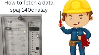 how to take the Data ABB spaj140c relay! over current earth fault relay.//spaj140c relay.