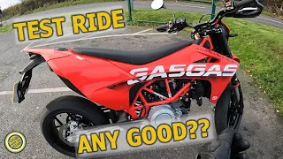 GASGAS SM700 test ride! GASGAS sm700 non technical review!