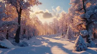 Beat Insomnia, Sleep Better, Relaxing Snow forest Theme, Music for Sleeping, Bedtime Music(2 Hours🕙)