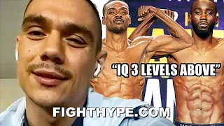 TIM TSZYU WARNS ERROL SPENCE ON TERENCE CRAWFORD HIGHER IQ; PREDICTS WINNER & WANTS TO FIGHT SPENCE