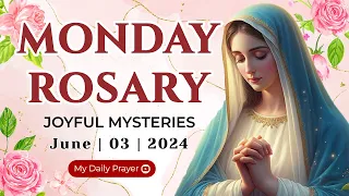 HOLY ROSARY  MONDAY 🟠JOYFUL MYSTERIES OF THE ROSARY🌹JUNE 03, 2024 | REFLECTION WITH CHRIST