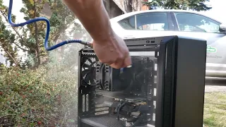 Wstępne czyszczenie komputera zakupionego u nas około 3 lata temu. Od tego czasu nie był czyszczony