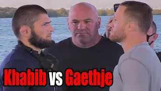UFC 254 Khabib Nurmagomedov vs Justin Gaethje Staredown