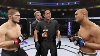 Khabib vs. BJ Penn (EA Sports UFC 2) - Champion Fight ☝️🦅