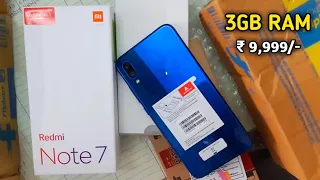 Redmi Note 7 Unboxing & Overview Black colour (Indian Retail Unit)