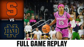 Syracuse vs. Notre Dame Full Game Replay | 2022-23 ACC Women’s Basketball