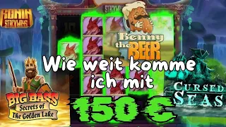 Online Casino Deutsch - wie weit kommt man mit 150 € 🤔🔥
