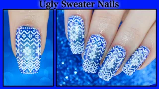 Sweater Weather Nail Art || Winter Nail Designs 2023 || Deyanira Morales Nail_Art