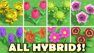 🌼 ALL HYBRID FLOWERS In Animal Crossing New Horizons & How To Grow Them EASY!