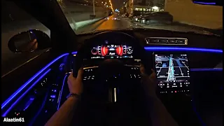 The New Mercedes S Class AMG 2021 Night Test Drive