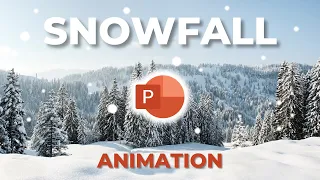 How to ANIMATE SNOW in PowerPoint. 3 tips to make the snow look great! A simple 10 minute tutorial.