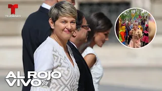 Primera Dama de Colombia muestra su talento para el baile en calles de Madrid
