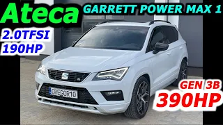 Seat Ateca 2.0T 190HP Gen 3B 390HP GARRETT Power Max 1 GREGOR10 CHIPTUNING DQ381