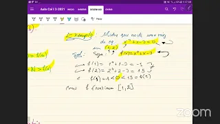 Aula 5 - Calculo I - Prof Nestor; Seg/Qua/Sex: 10-12h