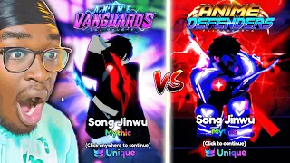 Anime Vanguards VS Anime Defenders WHICH GAME SHOULD YOU PLAY?