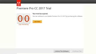 How to activated Adobe Premiere Pro cc 2017