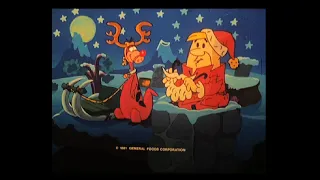 RARE 1981 Christmas Post Fruity Pebbles ad from my syndicated 16mm film print of  "The Flintstones."