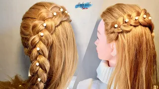 Everyday Hairstyle | Side Braid Hairstyles | College Hairstyles | Easy Hairstyles | Style with Sam