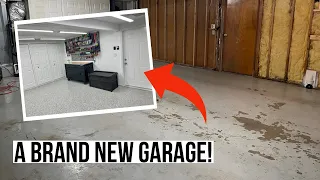 Total Garage Renovation | HUGE Transformation!