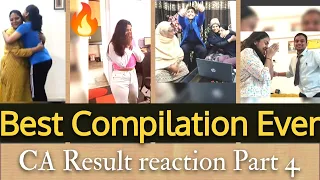 Best Compilation video of CA Result reaction🔥|Emotional video for CA students| Yogesh bansal| Part 4