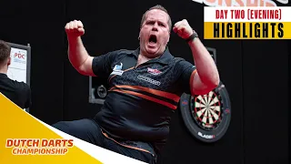 TAKING A TUMBLE! | Day Two Evening Highlights | 2023 Dutch Darts Championship