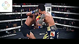 Slow motion Mark Magsayo injured Garry Russell Jr. #boxing #shorts