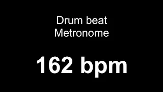 162 bpm metronome drum