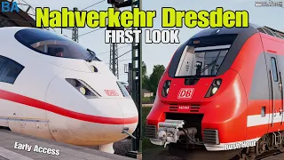 NAHVERKEHR DRESDEN First Look|RUSH HOUR|Train Sim World 2