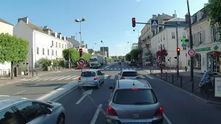 ROUTIER TRAVERSE LA VILLE DE MELUN