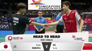 SINGAPORE Open | Kodai Naraoka(JPN) vs Shi Yuqi(CHN) | Great Game WOW!