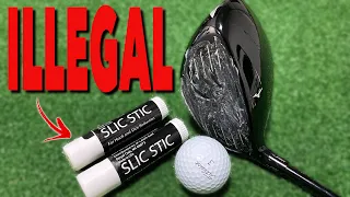 It's ILLEGAL....But It WORKS! Slic Stic Golf